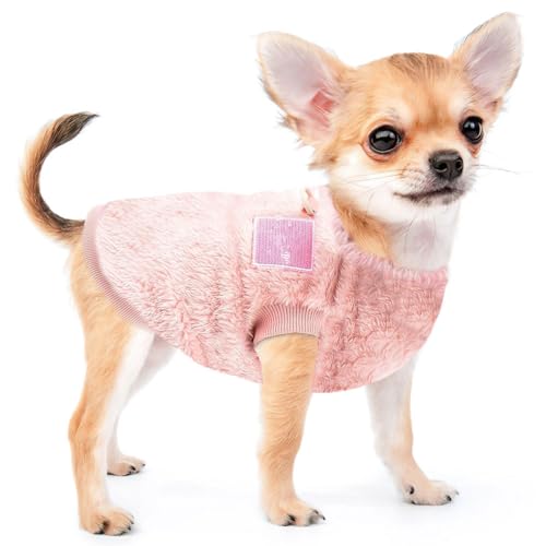 Voarge Haustier-Wintermantel Polyester , (Rosa, XXL) von Voarge