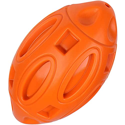 Voarge Palla für Hunde, Indistruttibiles, Interaktives Spielzeug für mittelgroße Hunde, Mentale Stimulation (Arancione) von Voarge