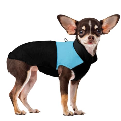 Voarge Winter Warm Pet Hund Kleidung, wasserdichte Hundemanteljacke, Haustier Kleidung Winterjacke Hunde Mantel für Kleine Mittlere Große Hunde (Blau, L) von Voarge