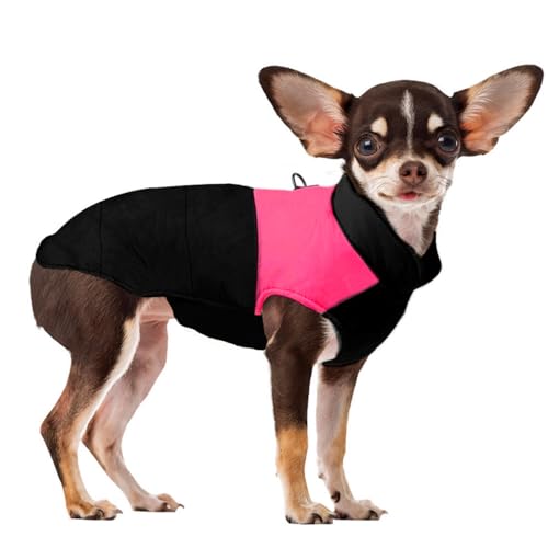 Voarge Winter Warm Pet Hund Kleidung, wasserdichte Hundemanteljacke, Haustier Kleidung Winterjacke Hunde Mantel für Kleine Mittlere Große Hunde (Rosa, M) von Voarge