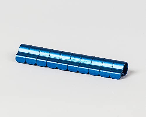 10 Stück Markierungsringe 6mm blau von Vogelsberger Wachtelzucht