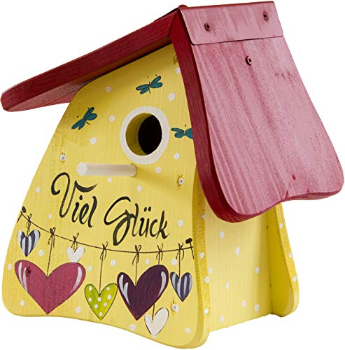 Vogelvilla Nistmini VIEL GLÜCK, hellgelb Vogelvilla Nistmini VIEL GLÜCK, hellgelb von Vogelvilla