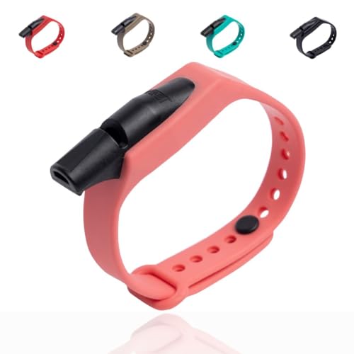 Vogt-Hundepfeife | Armbandpfeife von André inklusive Videokurs | der perfekte Rückruf | Hunde Trainingszubehör | Erziehungshilfe für Hunde | (Coral) von Vogt