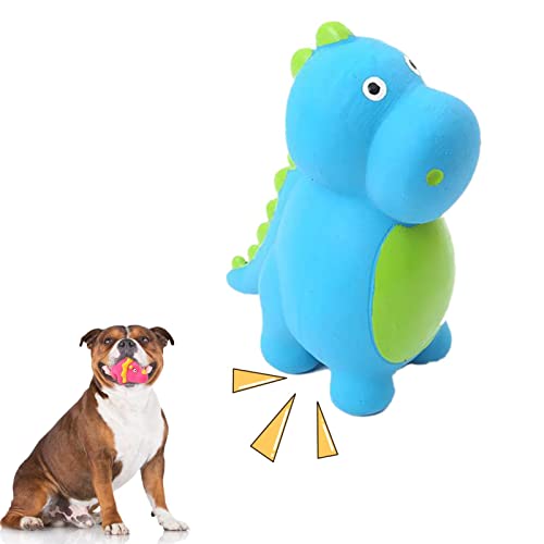 Voiakiu Kauspielzeug für Haustiere | Squeeze Dinosaurier-Spielzeug für Hunde,Zahnungs-Plüschtiere zum Reinigen der Zähne, langlebiges interaktives Haustier-Doggy-Spielzeug von Voiakiu