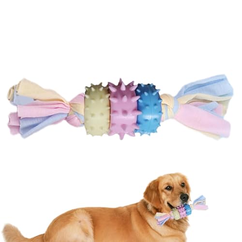 Beißspielzeug für kleine Hunde | Welpen-Beißstäbe für Hundekauen - Wiederverwendbarer Ball mit Seil Hundespielzeug, Welpen-Beißring, Hundezahnreinigungsspielzeug zur Linderung von Langeweile Beißspielzeug für kleine Hunde | Welpen-Beißstäbe für Hundekauen - Wiederverwendbarer Ball mit Seil Hundespielzeug, Welpen-Beißring, Hundezahnreinigungsspielzeug zur Linderung von Langeweile von Voihamy