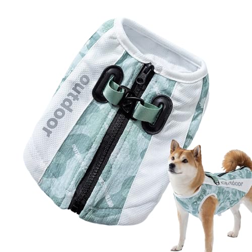 Hundekühlweste - Welpen Kühlmantel Atmungsaktive Kleidung | Effektives Welpe-Shirt Für Warme Tage Trainingsparknutzung von Voihamy