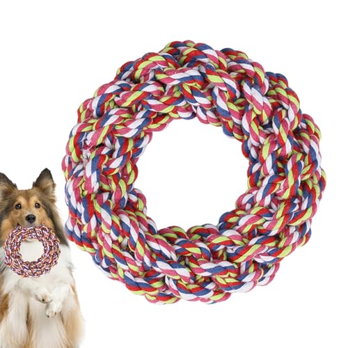 Hundespielzeug Seil | Unzerstörbares Hundespielzeug – Tauziehen Hundespielzeug, Kauspielzeug für große mittelgroße Hunde, interaktives Hundebeißspielzeug Hundespielzeug Seil | Unzerstörbares Hundespielzeug – Tauziehen Hundespielzeug, Kauspielzeug für große mittelgroße Hunde, interaktives Hundebeißspielzeug von Voihamy