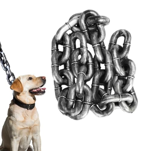Kettenhundeleinen, Kettenleinen für große Hunde | 2M/6,56 Ft große Hundeseil-Welpenkette | Lustige, stoßdämpfende Hundeleine. Hundetrainingsleinen für alle Arten von Hunden, die im Freien Kettenhundeleinen, Kettenleinen für große Hunde | 2M/6,56 Ft große Hundeseil-Welpenkette | Lustige, stoßdämpfende Hundeleine. Hundetrainingsleinen für alle Arten von Hunden, die im Freien von Voihamy