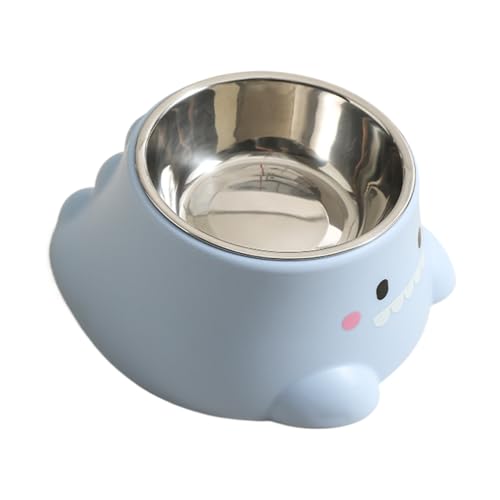 Kippbarer Katzennapf | Wassernapf für Hunde | Kippbarer Futternapf zum Füttern und Trinken von Haustieren für mehrere Katzen, Welpen, Kätzchen, drinnen und draußen von Voihamy