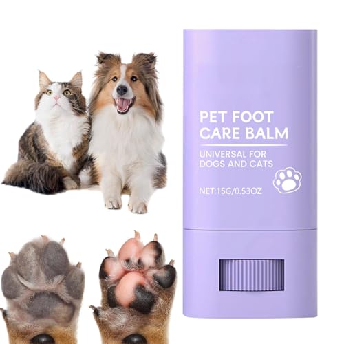 Pfotenbalsam, Hundepfotenschutz, 15 g, Feuchtigkeitscreme für rissige Pfoten, lecksichere Cremebutter für Katzen, Pfotenlotion, feuchtigkeitsspendender Hundepfotenschutz für Hundefüße und Pfotenbalsam, Hundepfotenschutz, 15 g, Feuchtigkeitscreme für rissige Pfoten, lecksichere Cremebutter für Katzen, Pfotenlotion, feuchtigkeitsspendender Hundepfotenschutz für Hundefüße und von Voihamy