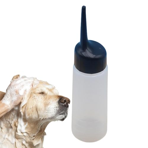 Shampoo-Spenderflasche für Hunde, 150 ml, Haustier-Shampoo-Mischflasche, nachfüllbar und dosiert, Haustierwasch-Badzubehör für Kinder, Welpen Shampoo-Spenderflasche für Hunde, 150 ml, Haustier-Shampoo-Mischflasche, nachfüllbar und dosiert, Haustierwasch-Badzubehör für Kinder, Welpen von Voihamy
