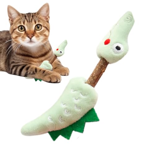 Silvervine Katzenspielzeug – abnehmbares Kauspielzeug in Tierform, tragbares Kätzchenspielzeug für drinnen und draußen, widerstandsfähiges Haustierspielzeug zum Spielen, Reinigen der Zähne Silvervine Katzenspielzeug – abnehmbares Kauspielzeug in Tierform, tragbares Kätzchenspielzeug für drinnen und draußen, widerstandsfähiges Haustierspielzeug zum Spielen, Reinigen der Zähne von Voihamy