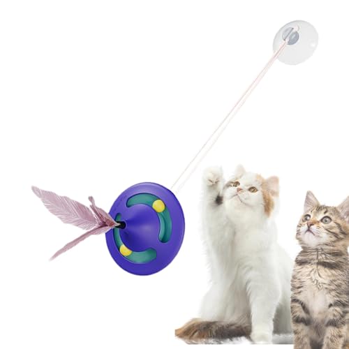 Spin Toys for Cats - Feather Interactive Enrichment Toys - Funny Pet Toy for Exercise, Indoor & Outdoor Cute Cat Toy for Home, Park Spin Toys for Cats - Feather Interactive Enrichment Toys - Funny Pet Toy for Exercise, Indoor & Outdoor Cute Cat Toy for Home, Park von Voihamy