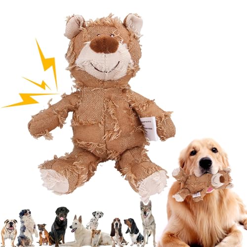 Voihamy Extreme Bear Hundespielzeug | Unzerstörbar Hundespielzeug Bär | Indestructible Robust Bear | Plüschbär Hundespielzeug | Stofftier Kauspielzeug Für Hunde | Unzerstörbarer Robuster Bär Voihamy Extreme Bear Hundespielzeug | Unzerstörbar Hundespielzeug Bär | Indestructible Robust Bear | Plüschbär Hundespielzeug | Stofftier Kauspielzeug Für Hunde | Unzerstörbarer Robuster Bär von Voihamy