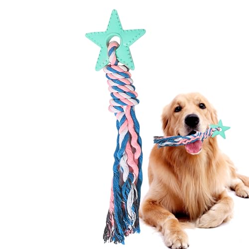 Voihamy Hundeseil-Kauspielzeug | Seil-Kauspielzeug zum Zahnen für Hunde - Interaktives Hundebegleiter-Welpenzubehör für kleine Katzen, mittelgroße Welpen und Hunde von Voihamy