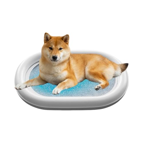 Voihamy Katzen Wasserkissen, Kühlmatte Für Hunde, 60 X 50 cm Wassergefülltes Sensorik Spielkissen Für Entspannung Zu Hause Unterwegs Voihamy Katzen Wasserkissen, Kühlmatte Für Hunde, 60 X 50 cm Wassergefülltes Sensorik Spielkissen Für Entspannung Zu Hause Unterwegs von Voihamy