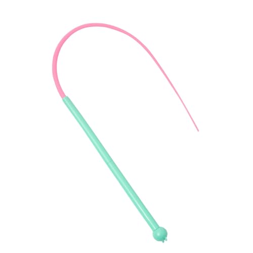 Voihamy Katzenspielzeug-Zauberstab, Katzen-Teaser-Zauberstab | Innovatives Silikon-Katzenspielzeug, Katzenspielzeug-Stick | Verschleißfestes Katzenspielzeug mit Schwanz, interaktives Katzenspielzeug von Voihamy