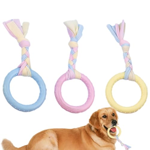 Welpen-Beißspielzeug – Welpen-Kauspielzeug, wiederverwendbarer Ball mit Seil, Hundespielzeug für Welpen, Zahnreinigungsspielzeug für Hunde, zur Linderung von Langeweile Welpen-Beißspielzeug – Welpen-Kauspielzeug, wiederverwendbarer Ball mit Seil, Hundespielzeug für Welpen, Zahnreinigungsspielzeug für Hunde, zur Linderung von Langeweile von Voihamy