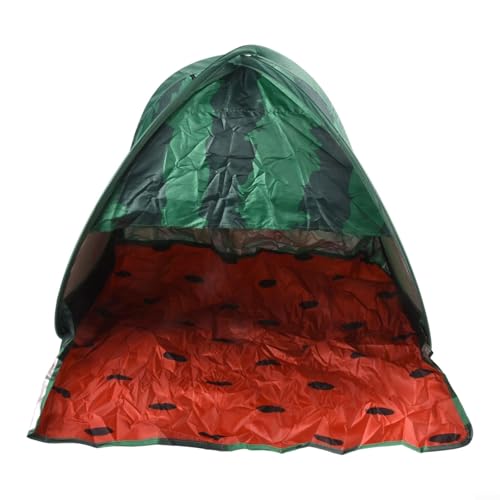 Kompaktes Strandzelt für Haustiere, UV-Beständigkeit und einfacher Reisekomfort (Wassermelone) von Volakebeing