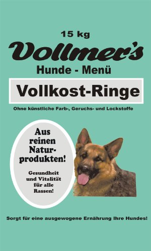 Vollmer's 37170 Hundefutter Vollkost-Ringe 5 kg von Vollmer's