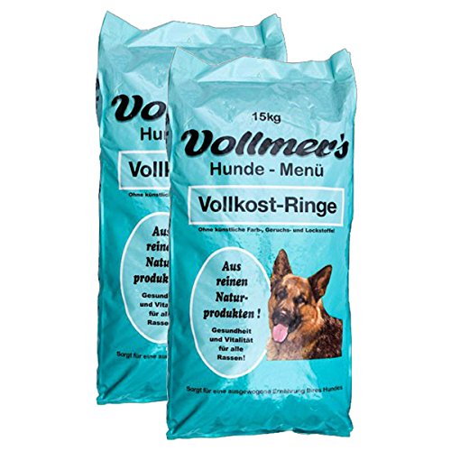 Vollmer's 37171 Hundefutter Vollkost-Ringe 15 kg von Vollmer's