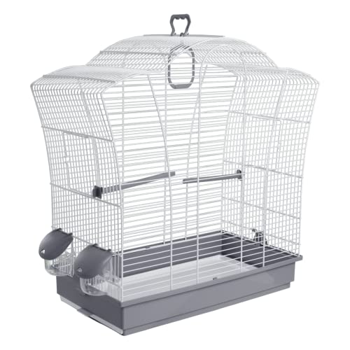 Voltrega 621 White Bird Cage 57 X 27 X 57,5 ??cm von VOLTREGA