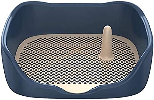 Hundekot-Hundetoiletten, Indoor-Hundetoilette, Outdoor-Toilette, Tier-Rosa-Halter, Töpfchen-Welpen-Trainingstablett Mit Pinkelpfosten-Schutz, Simulationswand,Blau,incomparable123 Hundekot-Hundetoiletten, Indoor-Hundetoilette, Outdoor-Toilette, Tier-Rosa-Halter, Töpfchen-Welpen-Trainingstablett Mit Pinkelpfosten-Schutz, Simulationswand,Blau,incomparable123 von Volu