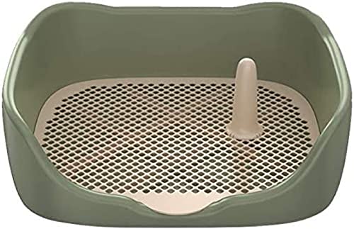 Hundekot-Hundetoiletten, Indoor-Hundetoilette, Outdoor-Toilette, Tier-Rosa-Halter, Töpfchen-Welpen-Trainingstablett Mit Pinkelpfosten-Schutz, Simulationswand,Grün,incomparable123 Hundekot-Hundetoiletten, Indoor-Hundetoilette, Outdoor-Toilette, Tier-Rosa-Halter, Töpfchen-Welpen-Trainingstablett Mit Pinkelpfosten-Schutz, Simulationswand,Grün,incomparable123 von Volu