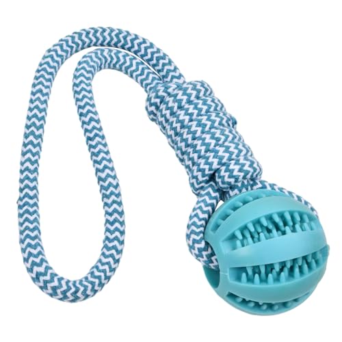 Volumoon Hundespielzeug, Ball am Seil Hundespielzeug 6cm, Ball Mit Schnur Hund, Hundeseile Interaktive Kauen Spielzeug, Mit Zahnpflegefunktion von Volumoon