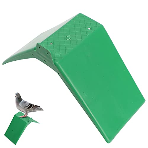 Taubenablageständer, Vogel Kunststoff Sitzstangen Vogel Kunststoffstütze mit Holz mit Taubenablageständer für Tauben zum Ausruhen(Green) von Voluxe