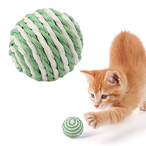 Voluxe Cat Chew Toy, Cat Sisal Ballspielzeug für Haustiere, Tiere für Cat von Voluxe