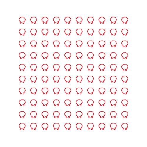 Voluxe Taubenbeinringe, 0,51x0,47x0,20in Taubenfußring zur Identifizierung und Markierung von Tauben(rot) von Voluxe
