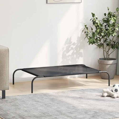 Vopese Hochbequemes Hundebett - UV-beständig, wasserdicht, für Innen & Außen, 110x65x20cm, schwarz Model170662 Vopese Hochbequemes Hundebett - UV-beständig, wasserdicht, für Innen & Außen, 110x65x20cm, schwarz Model170662 von Vopese