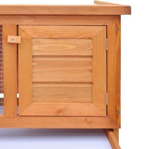 Vopese Hochwertiger Holz-Kaninchenstall mit Schubfach - 90x45x65,5 cm, ideal für kleine Haustiere Model170157 Vopese Hochwertiger Holz-Kaninchenstall mit Schubfach - 90x45x65,5 cm, ideal für kleine Haustiere Model170157 von Vopese