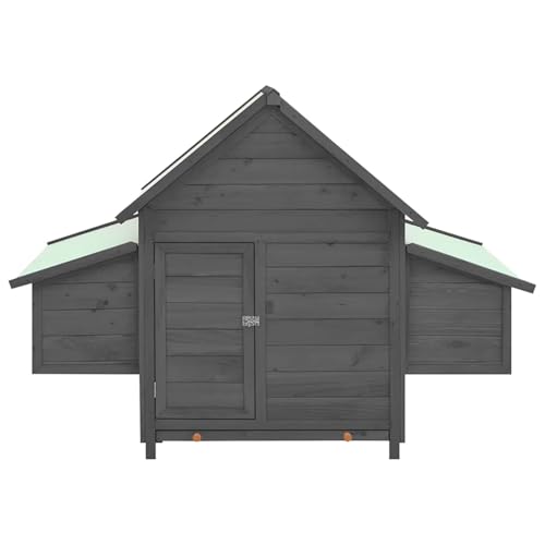 Vopese Holz Hühnerstall mit Nistkästen, grau/weiß, 150x96x110 cm, für Hühnerhaltung - Chicken Coop with Nesting Boxes, Gray/White, 150x96x110 cm Model171460 Vopese Holz Hühnerstall mit Nistkästen, grau/weiß, 150x96x110 cm, für Hühnerhaltung - Chicken Coop with Nesting Boxes, Gray/White, 150x96x110 cm Model171460 von Vopese