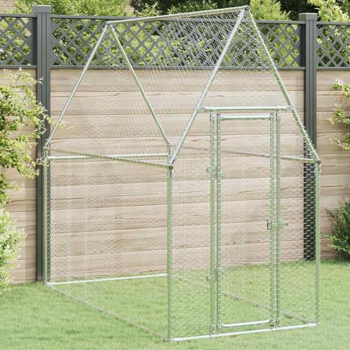 Vopese Hühnerkäfig Silbern 200x100x190 cm Verzinkter Stahl Hühnerstall Model172550 Vopese Hühnerkäfig Silbern 200x100x190 cm Verzinkter Stahl Hühnerstall Model172550 von Vopese