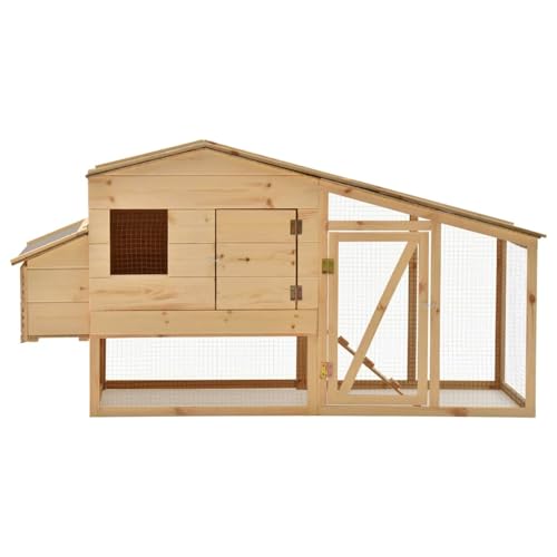 Vopese Hühnerstall aus Holz mit Legebox, 178 x 67 x 92 cm, für Kleintiere - Massives Kiefernholz, Stahldraht Model170915 Vopese Hühnerstall aus Holz mit Legebox, 178 x 67 x 92 cm, für Kleintiere - Massives Kiefernholz, Stahldraht Model170915 von Vopese