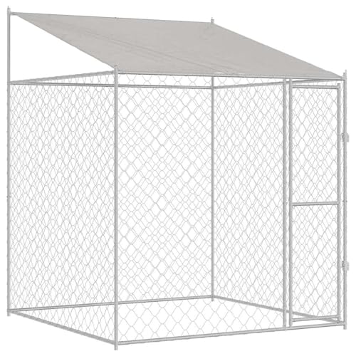 Vopese Hundekäfig 200 x 200 x 258 cm Stahl und PE Hundekäfig Model42009131 von Vopese