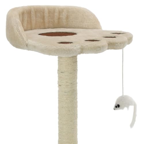 Vopese Katzen-Kratzbaum Beige/Braun 30x30x40 cm - Spielmaus & Ruheplattformen, Sisal & Polyester Model170542 Vopese Katzen-Kratzbaum Beige/Braun 30x30x40 cm - Spielmaus & Ruheplattformen, Sisal & Polyester Model170542 von Vopese