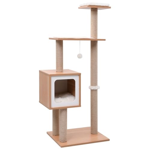 Vopese Katzen-Kratzbaum mit Sisal-Kratzmatte 123 cm Pet Kratzbaum Model170919 Vopese Katzen-Kratzbaum mit Sisal-Kratzmatte 123 cm Pet Kratzbaum Model170919 von Vopese