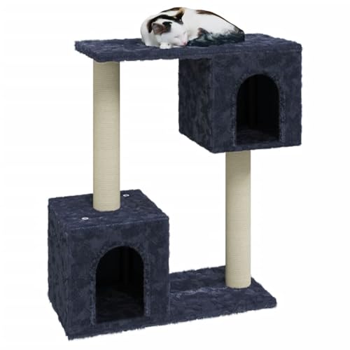 Vopese Katzenkratzbaum Dunkelgrau Holzwerkstoff 55x22x60cm - Spiel & Ruheplatz für Ihre Katze Model171432 Vopese Katzenkratzbaum Dunkelgrau Holzwerkstoff 55x22x60cm - Spiel & Ruheplatz für Ihre Katze Model171432 von Vopese