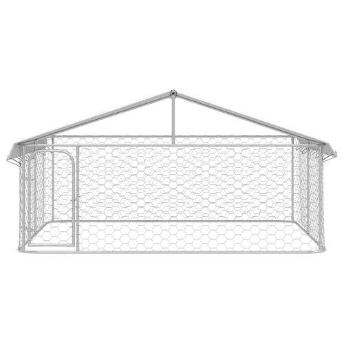 Vopese Outdoor-Hundezwinger Silbern | Verzinkter Stahl, 100% Polyethylen | 300x300x150 cm | Für Sicherheit & Spielen Model171501 Vopese Outdoor-Hundezwinger Silbern | Verzinkter Stahl, 100% Polyethylen | 300x300x150 cm | Für Sicherheit & Spielen Model171501 von Vopese