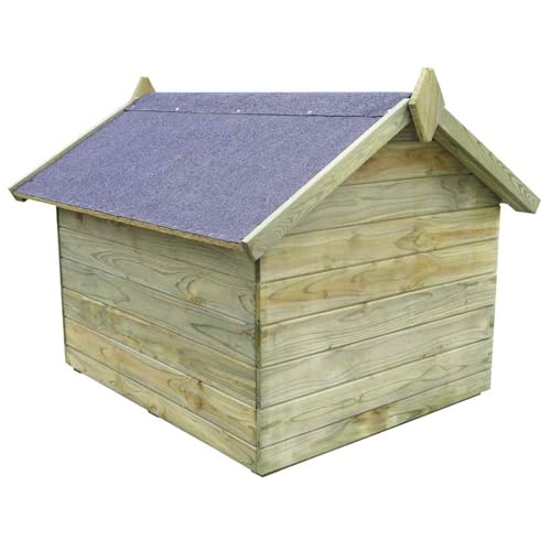 Vopese Rustikale Holzhundehütte Grün - Outdoor Hundehaus mit Teerpapierdach, 85x103x77 cm, für Wetterprotektion Model45150 Vopese Rustikale Holzhundehütte Grün - Outdoor Hundehaus mit Teerpapierdach, 85x103x77 cm, für Wetterprotektion Model45150 von Vopese