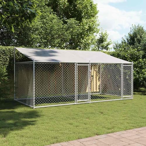 Vopese Stahlhundezwinger 4x2x2m, grau, für Spiel & Schutz, Montage erforderlich Model3209563 Vopese Stahlhundezwinger 4x2x2m, grau, für Spiel & Schutz, Montage erforderlich Model3209563 von Vopese