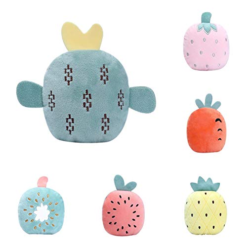 Voragrl Kauspielzeug für Welpen, 6 Stück, für Welpen, Obst, Gemüse, , Karotte, Kiwi, Quietschspielzeug für Haustiere, Plüschtiere Voragrl Kauspielzeug für Welpen, 6 Stück, für Welpen, Obst, Gemüse, , Karotte, Kiwi, Quietschspielzeug für Haustiere, Plüschtiere von Voragrl