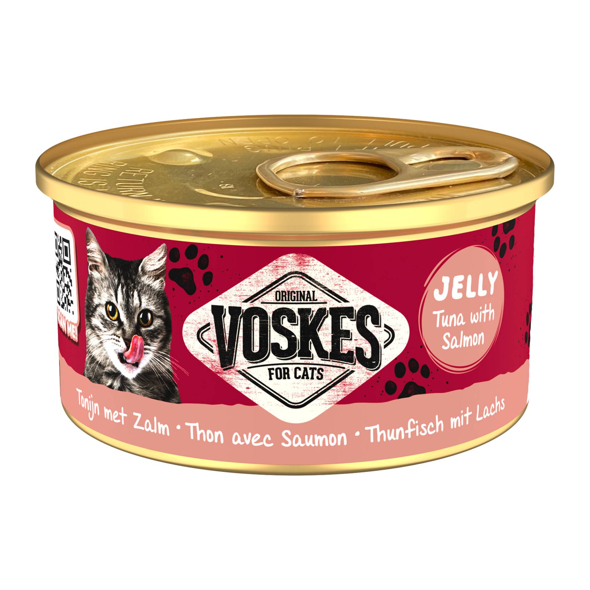 Voskes Gelee Katzenfutter - Thunfisch mit Lachs - 24 x 85 g Voskes Gelee Katzenfutter - Thunfisch mit Lachs - 24 x 85 g von Voskes