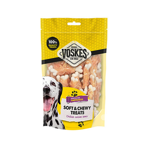 Voskes Hühnchen-Kalzium Knochen - 400 g von Voskes