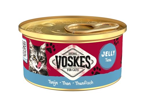 Voskes Jelly 24 x 85g Katzennassfutter (Thunfisch 24 x 85g) von Voskes