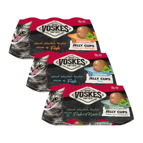 Voskes Jelly Cups Katzensnack - Thunfisch - 6 x 25 g Voskes Jelly Cups Katzensnack - Thunfisch - 6 x 25 g von Voskes