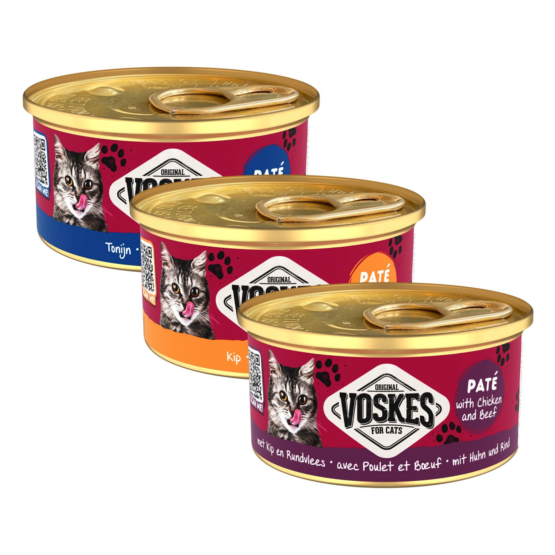 Voskes Paté Katzenfutter - Thunfisch - 24 x 85 g Voskes Paté Katzenfutter - Thunfisch - 24 x 85 g von Voskes
